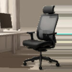 Visuel d’une chaise lombaire ergonomique pensée pour le travail prolongé devant écran. L’image met en avant le soutien du bas du dos, le confort durable et l’univers premium du bureau.