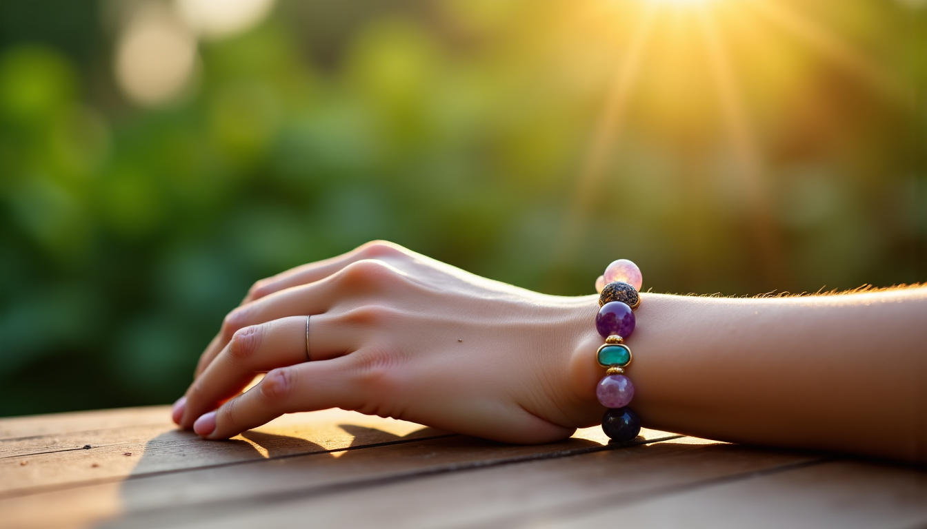 Un bracelet en lithothérapie pour allier style et bien-être au quotidien